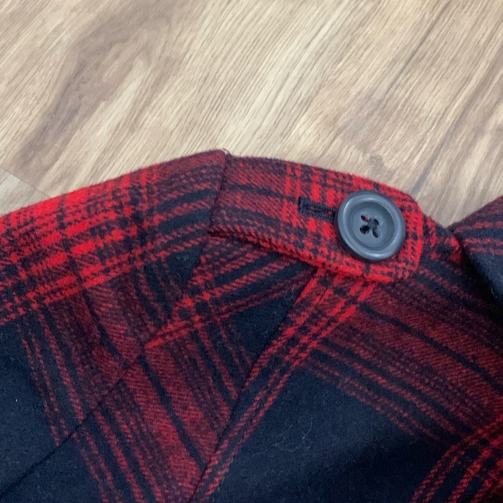 Old Navy Plaid Peacoat. Size XS - Picture 5 of 6